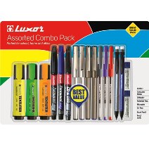 LUXOR STATIONERY SET ASSORTED COMBO PACK